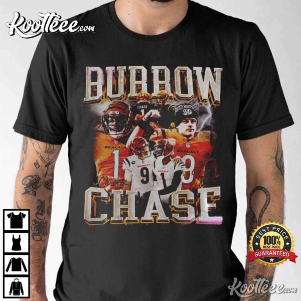 Joe Burrow Ja’Marr Chase Cincinnati Football T-Shirt