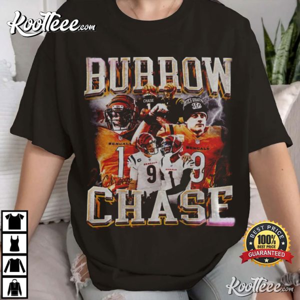 Joe Burrow Ja’Marr Chase Cincinnati Football T-Shirt