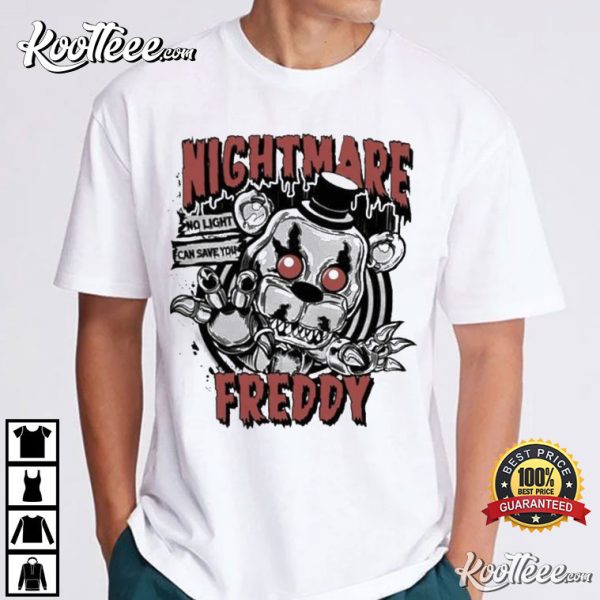 Nightmare Freddy No Light Can Save You T-Shirt