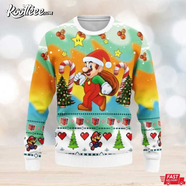 Mario Christmas Ugly Sweater
