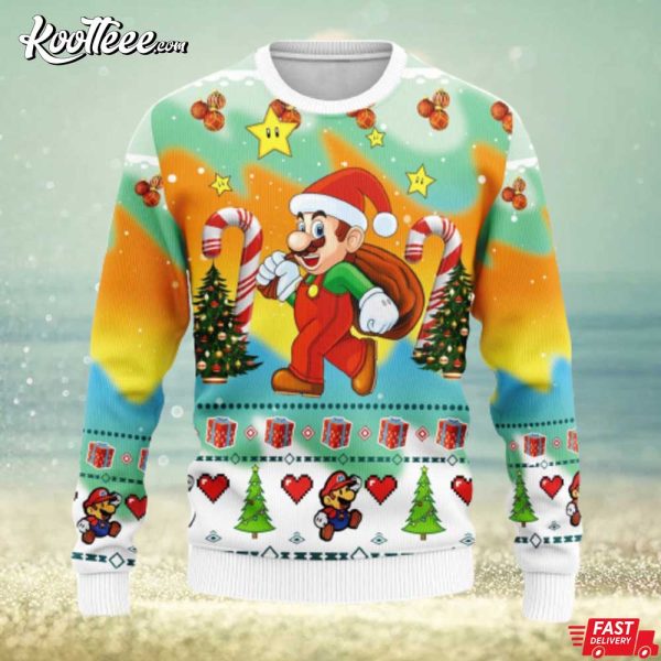 Mario Christmas Ugly Sweater