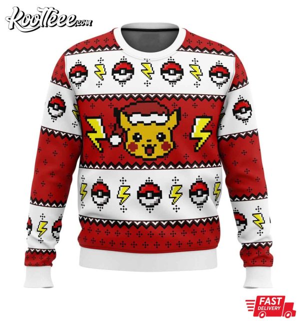 Pokemon Pikachu Christmas Ugly Sweater