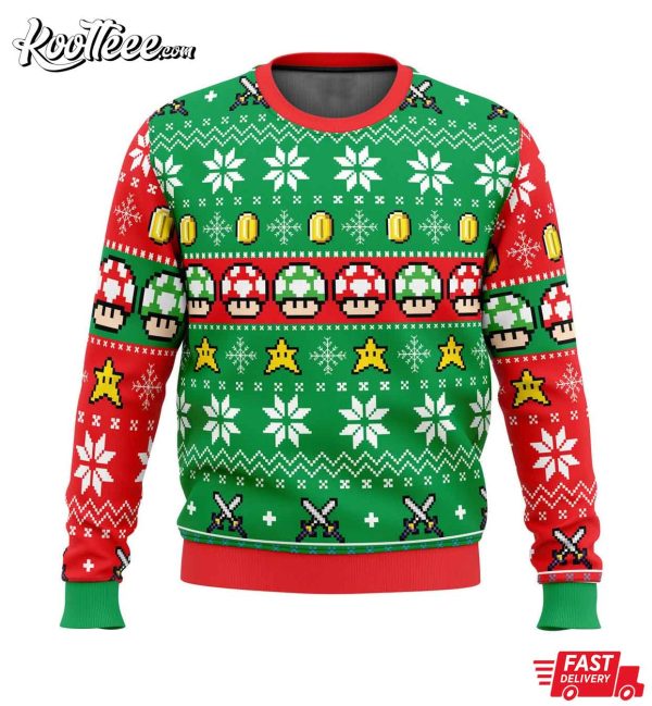 Super Mario Christmas Ugly Sweater