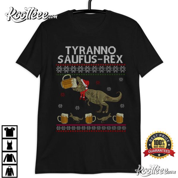 T-Rex Jumper Christmas Ugly T-Shirt