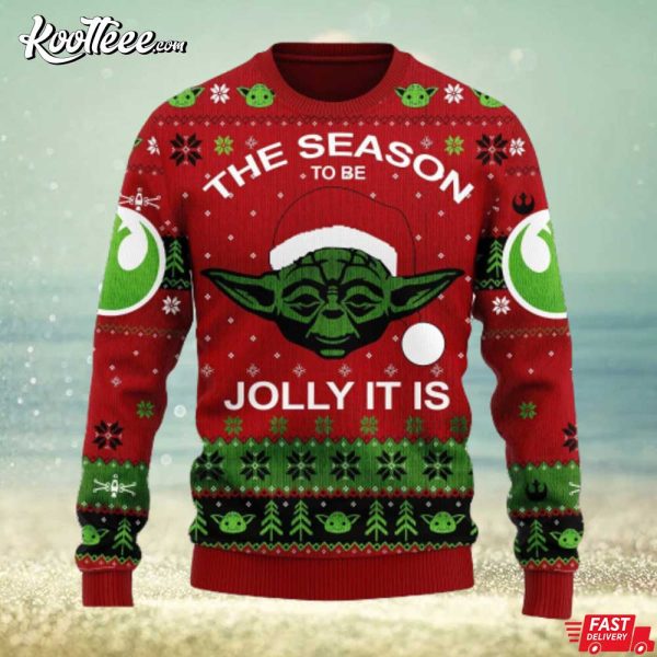 Star Wars Yoda Christmas Ugly Sweater