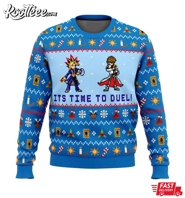 Yu-Gi-Oh Its Time To Duel Christmas Ugly Sweater