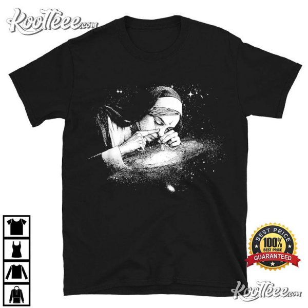 Nun Smoking Dark Style T-Shirt