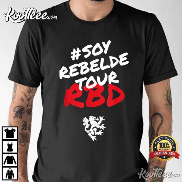 RBD Rebelde Tour 2023 Concert T-Shirt