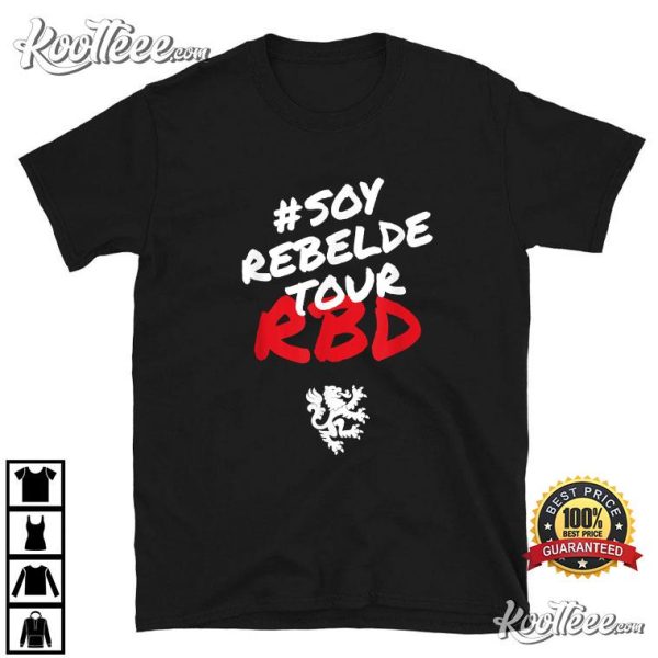 RBD Rebelde Tour 2023 Concert T-Shirt