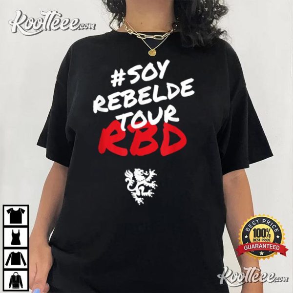 RBD Rebelde Tour 2023 Concert T-Shirt