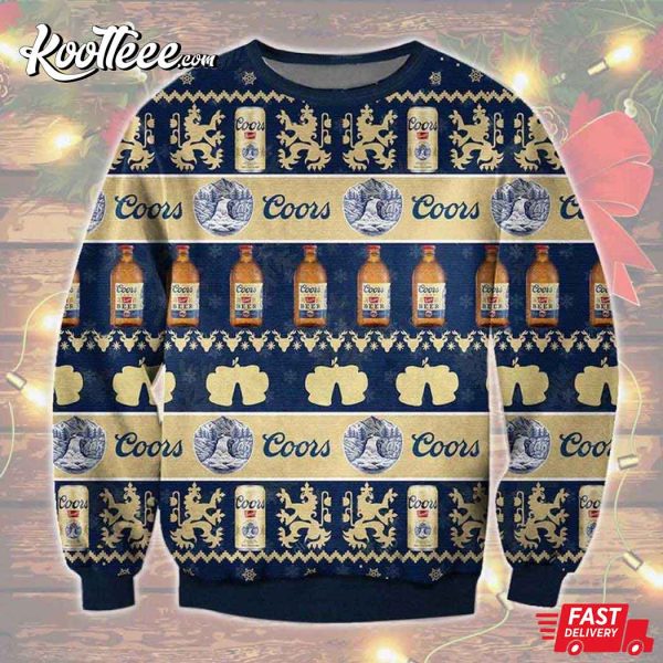 Coors Banquet Unisex Knit Wool Ugly Sweater