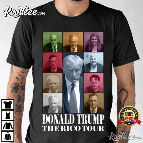 Donald Trump Mugshot Rico Tour T-Shirt
