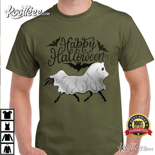 Halloween Ghost Horse Ride em Cow Boo T-Shirt
