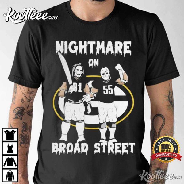 Green Bay Packers Nightmare On Broad Street T-Shirt