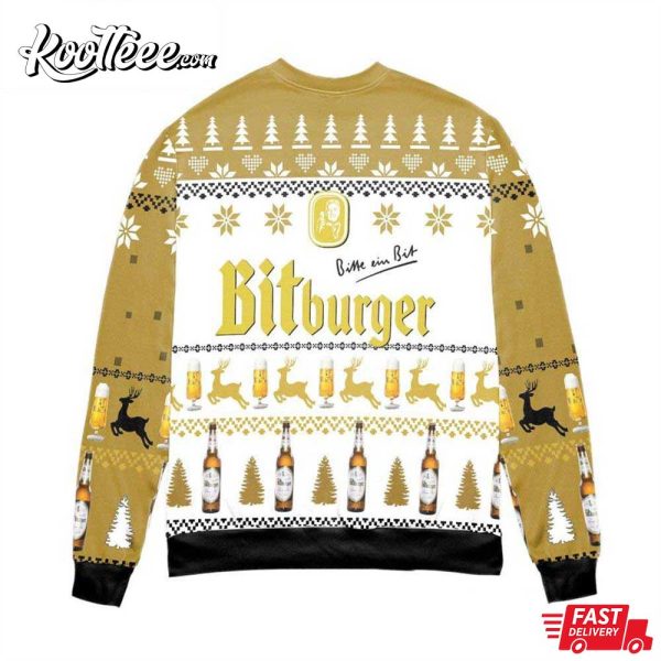 Bitburger Radler Beer Christmas Ugly Sweater