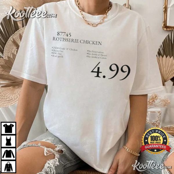 Costco Rotisserie Chicken Price Tag T-Shirt