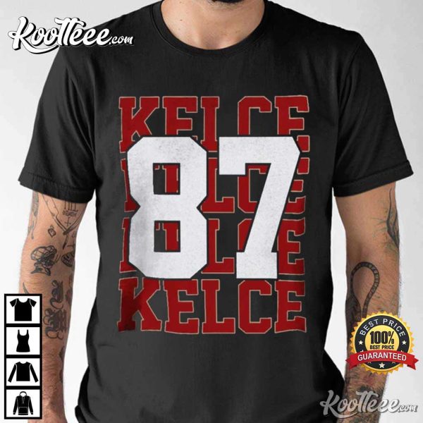 Travis Kelce 87 Football T-Shirt
