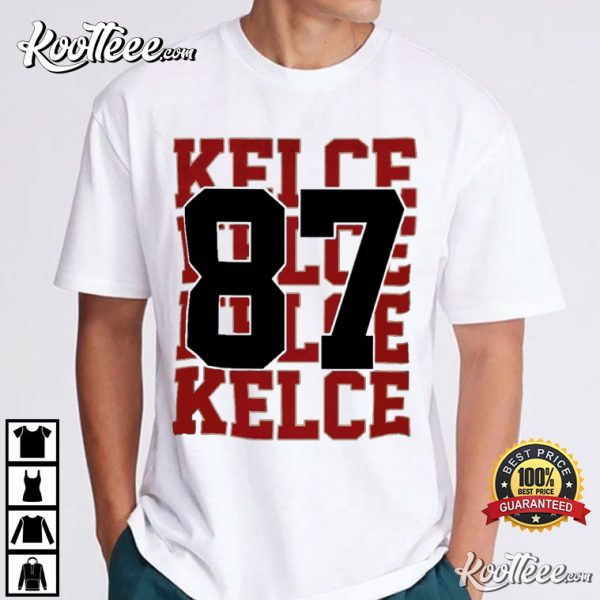 Travis Kelce 87 Football T-Shirt