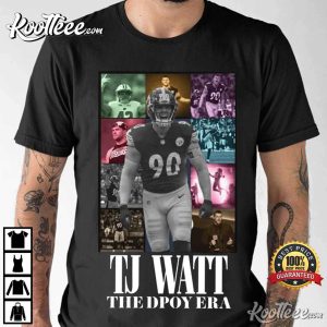 Officially Licensed NFL Pittsburgh Steelers Men's T.J. Watt Raglan Top