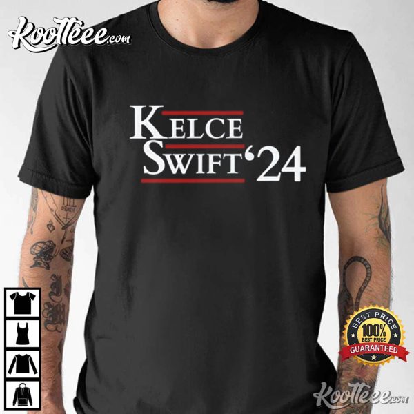 Travis Kelce Taylor Swift 24 Kansas City Chiefs T-Shirt