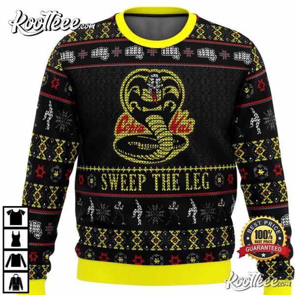 Cobra Kai Karate Kid Ugly Christmas Sweater