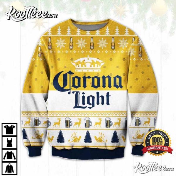 Corona Light Beer Ugly Christmas Sweater