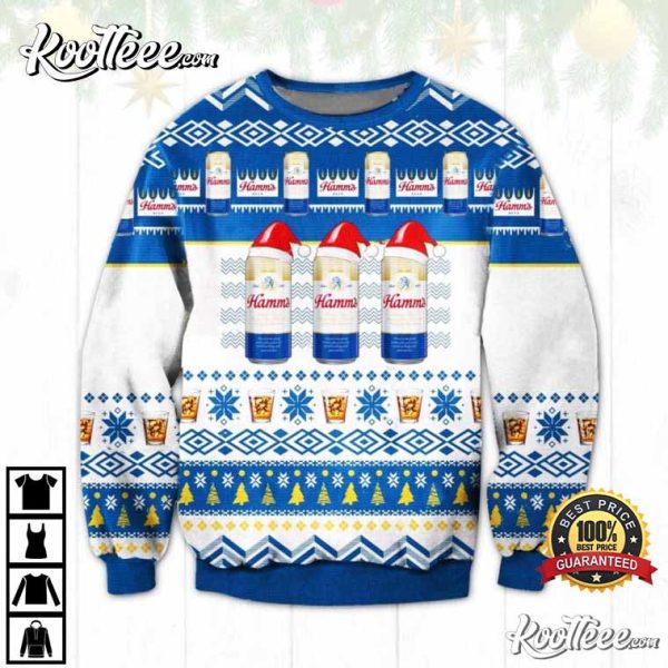Hamms Beer Ugly Christmas Sweater