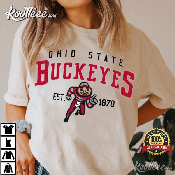 NCAA Ohio State Buckeyes EST 1870 T-Shirt #2
