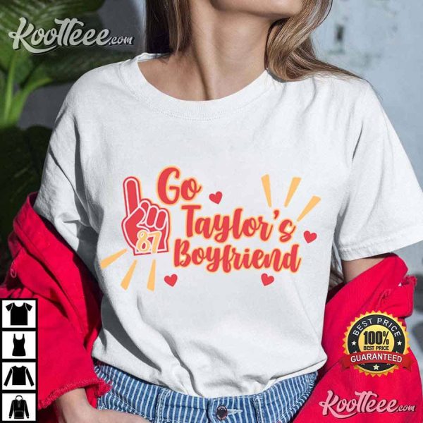 Go Taylors Boyfriend KC Football T-Shirt