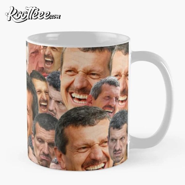 Guenther Steiner Collage F1 Racing Mug