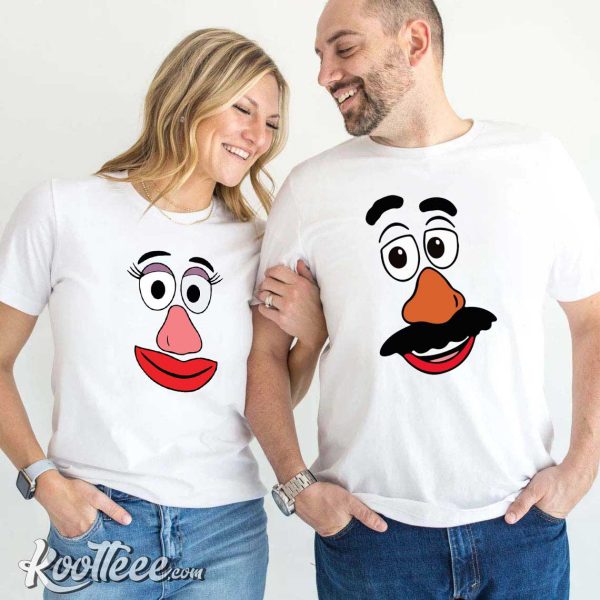 Mr Potato And Mrs Potato Toy Story Couple Shirt