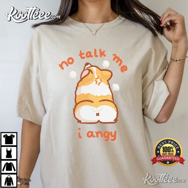Corgi No Talk Me I Angy T-Shirt