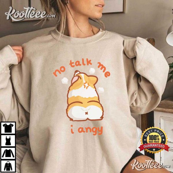 Corgi No Talk Me I Angy T-Shirt