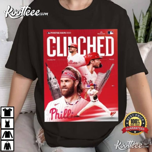 Philadelphia Phillies Postseason Clinched T-Shirt