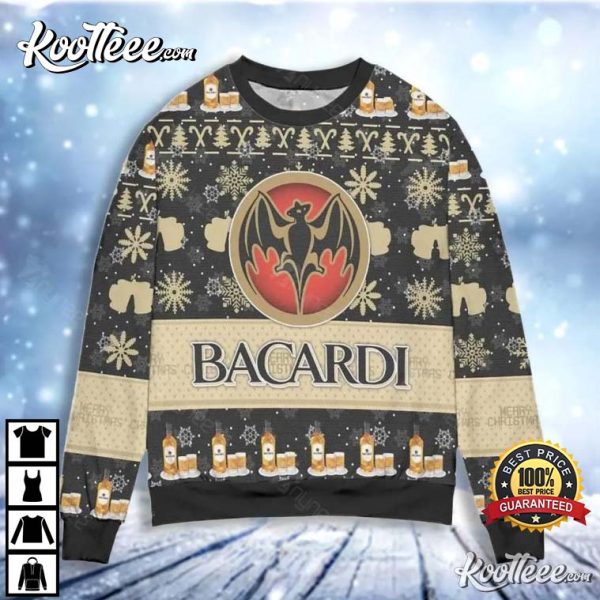 Bacardi Rum Ugly Christmas Sweater
