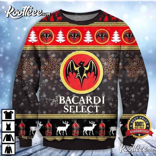 Bacardi Select Rum Ugly Christmas Sweater