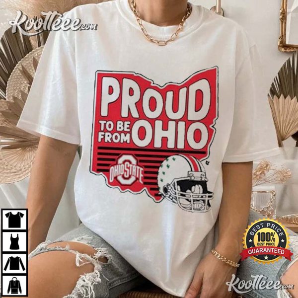 Ohio State Buckeyes Proud To Be From Ohio T-Shirt