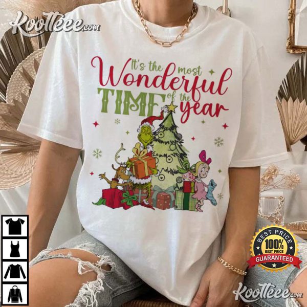The Grinch Christmas Wonderful Time T-Shirt