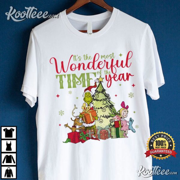 The Grinch Christmas Wonderful Time T-Shirt
