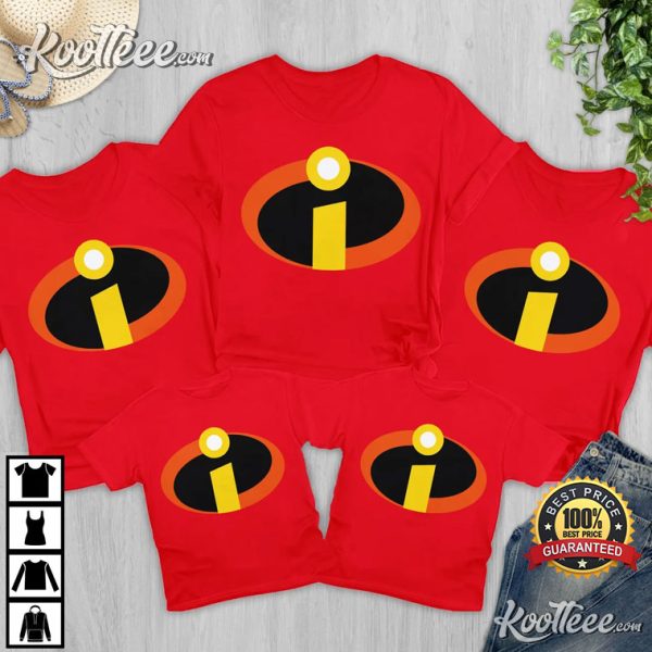 The Incredibles Superhero Family T-Shirt