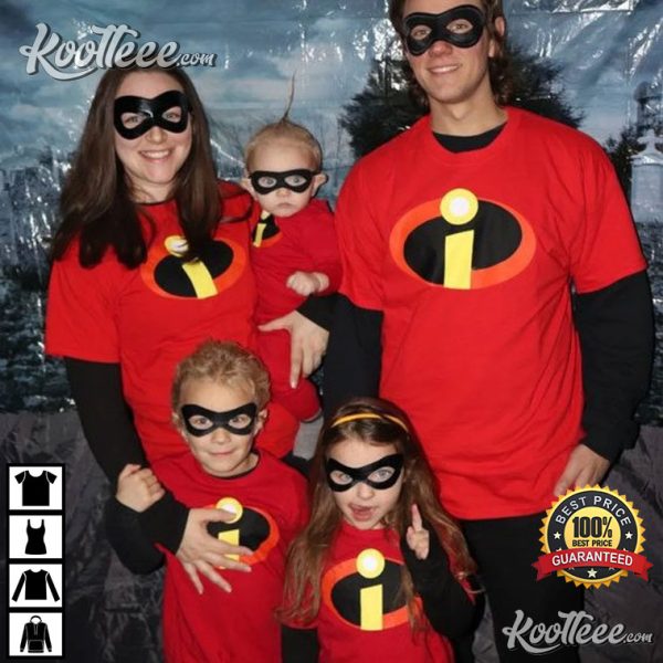 The Incredibles Superhero Family T-Shirt