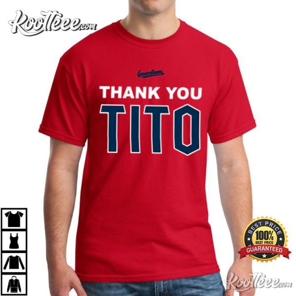 Cleveland Guardians Thank You Tito T-Shirt