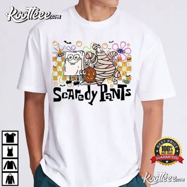 Scaredy Pants Spongebob Halloween T-Shirt