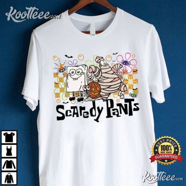 Scaredy Pants Spongebob Halloween T-Shirt