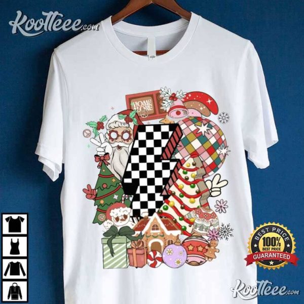 Retro Christmas Santa Claus T-Shirt