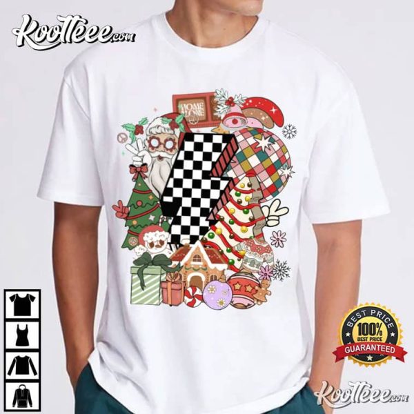 Retro Christmas Santa Claus T-Shirt