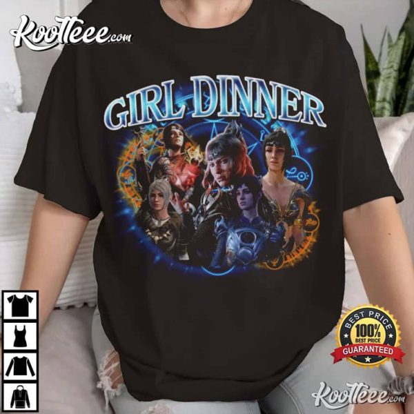 Shadowheart Girl Dinner BG3 T-Shirt