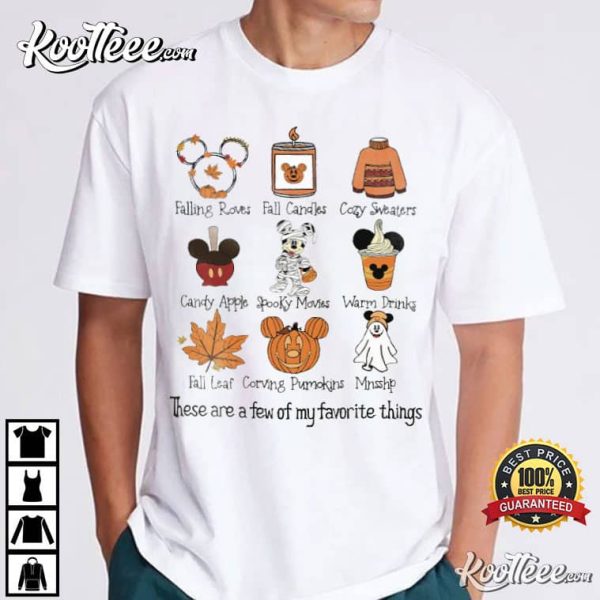 Mickey Halloween My Favorite Things T-Shirt