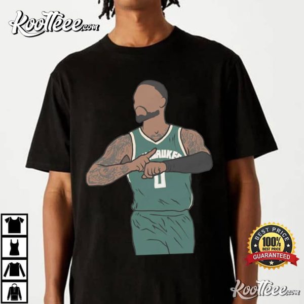 Damian Lillard Celebration Milwaukee T-Shirt