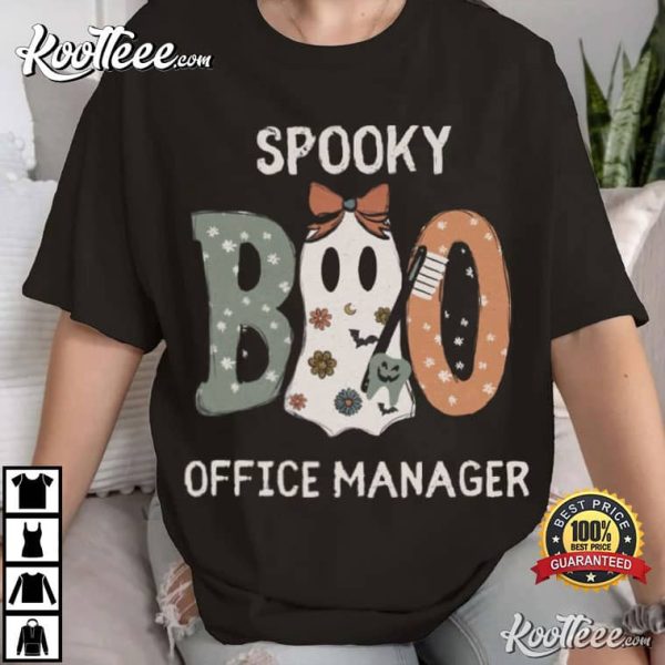 Spooky Dental Office Manager Halloween T-Shirt